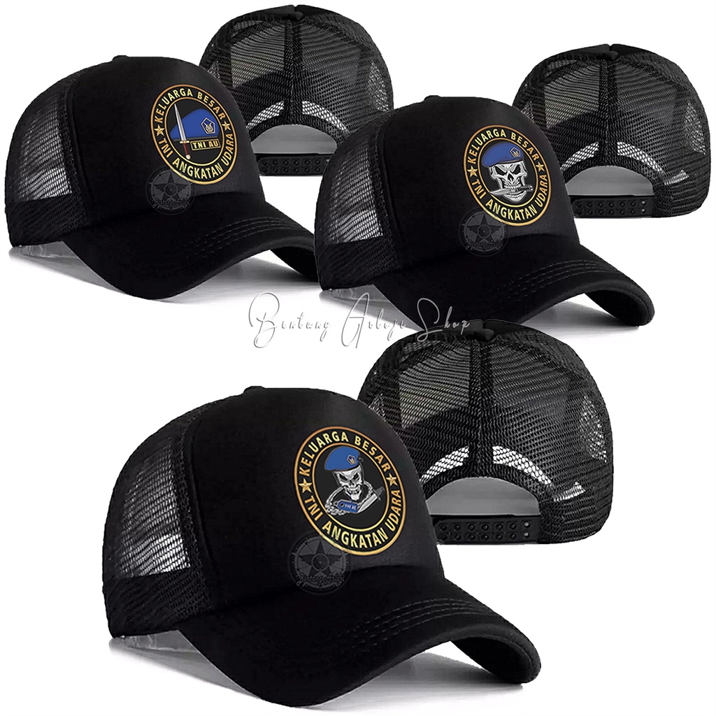 Topi Custom Keluarga Besar TNI Angkatan Udara Exclusive Gold