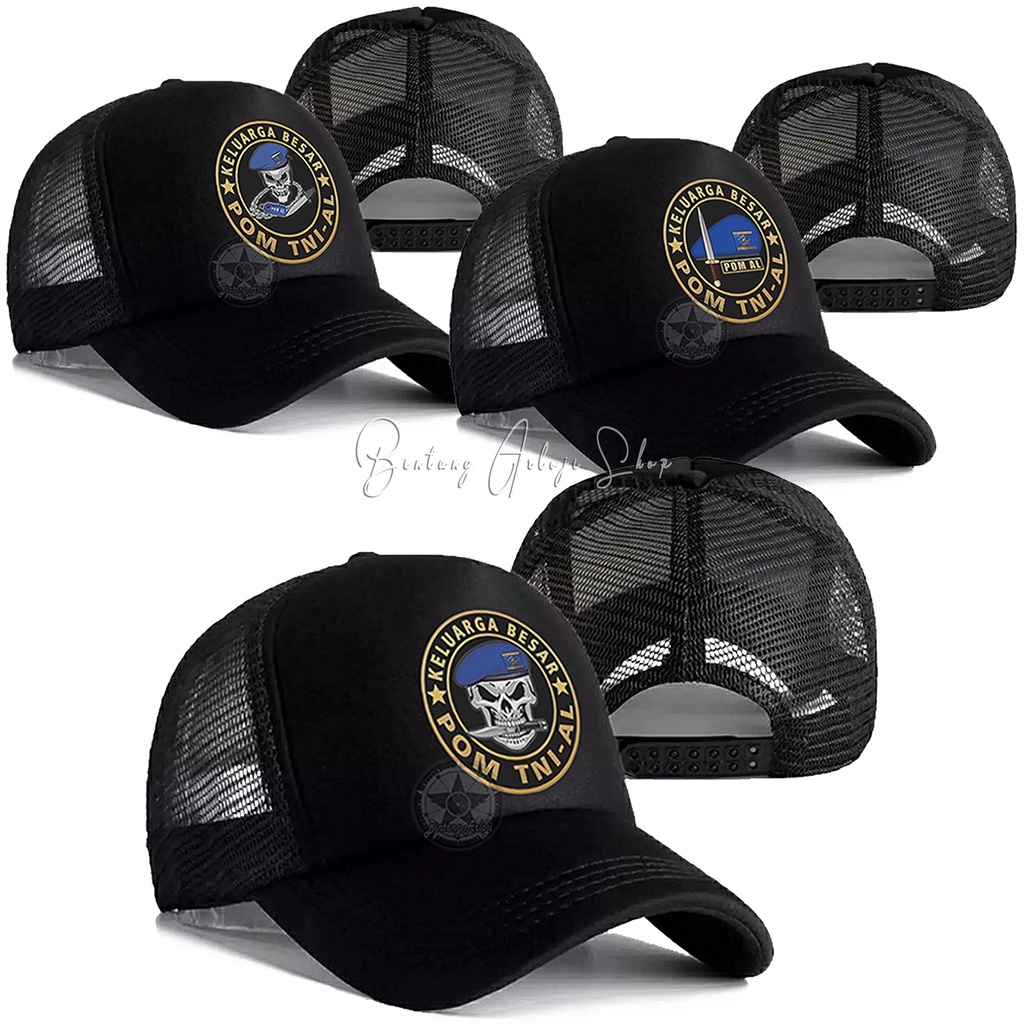 Topi Skull Keluarga Besar POM TNI-AL Istimewa &amp; Murmer