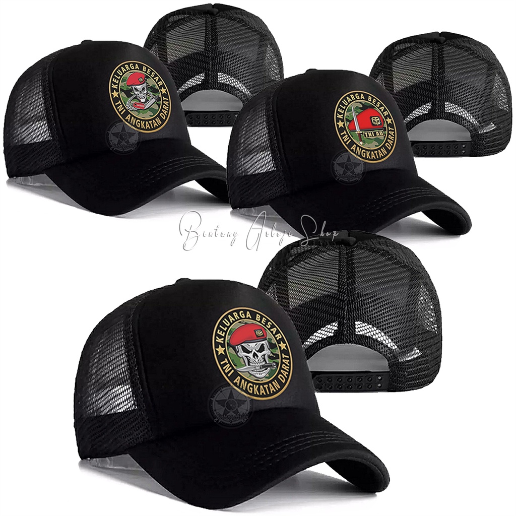 Topi Skull Keluarga Besar TNI-AD Kopassus Istimewa &amp; Murmer