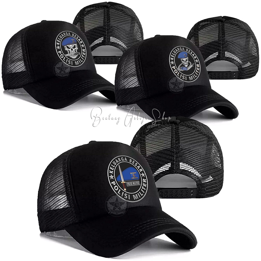 Topi Baret Keluarga Besar Polisi Militer (AL) Limited Edition Silver