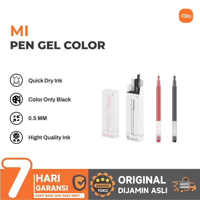 

TERMURAH Xiaomi Super Durable Gel Color Isi 10pcs Pena Gel Pulpen Tulis /ALAT TULIS AESTHETIC/ALAT