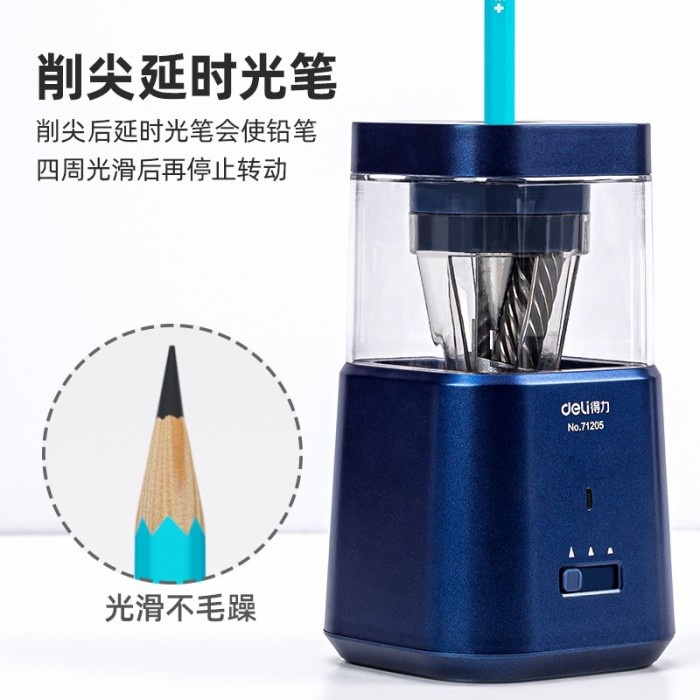 

TERLARIS Deli Premium Automatic Pencil Sharpener - Rautan Pensil Elektrik /ALAT TULIS AESTHETIC/ALAT
