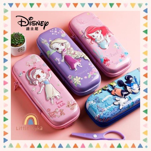 

BISA COD pencil case kotak pensil princess disney jumbo frozen rapunzel ariel /ALAT TULIS