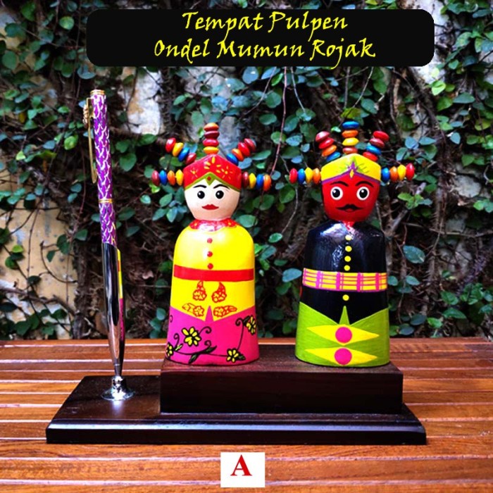 

Discount Pen Holder/Tempat Pulpen/Souvenir Ondel-ondel Khas Jakarta /ALAT TULIS AESTHETIC/ALAT TULIS