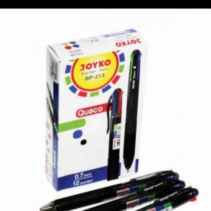 

TERLARIS PULPEN JOYKO 4 WARNA 1 LUSIN ISI 12 PCS /ALAT TULIS AESTHETIC/ALAT TULIS SET/ALAT TULIS