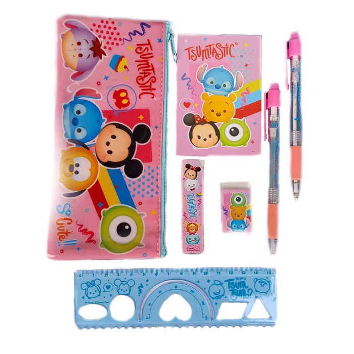 

BISA COD DISNEY TSUM TSUM Paket Alat Tulis MECH STATIONERY SET TS-TSST201 /ALAT TULIS AESTHETIC/ALAT