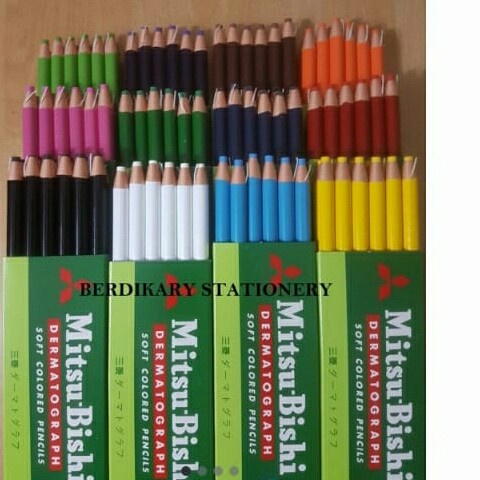 

TERMURAH pensil Dermatograph MITSUBISHI 7600 aneka Warna /ALAT TULIS AESTHETIC/ALAT TULIS SET/ALAT