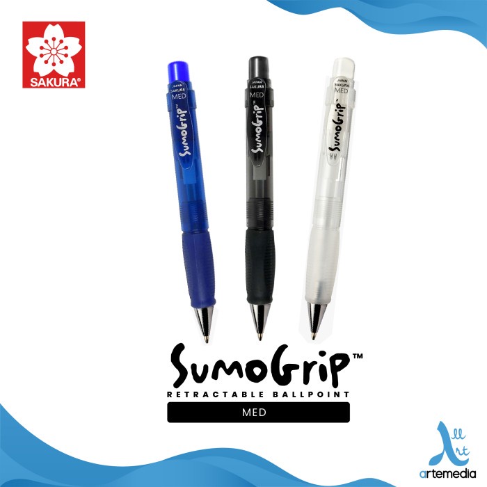 

BAYAR DITEMPAT Pulpen Sakura Sumogrip Big Barrel Retractable Ballpoint Bolpen /ALAT TULIS