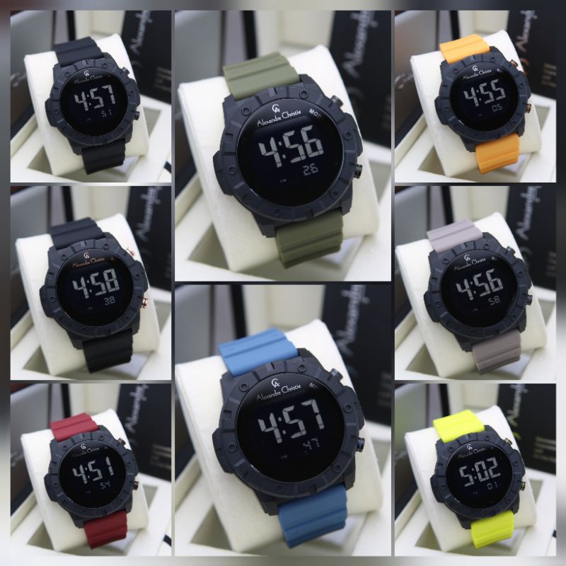 JAM TANGAN PRIA ALEXANDRE CHRISTIE AC9364 / AC 9364 DIGITAL ORIGINAL GARANSI RESMI 1 TAHUN