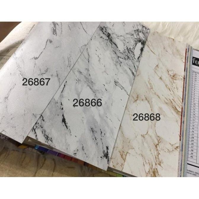 TERMURAH WALLPAPER DINDING MURAH MOTIF MARMER 3D GRANIT MEWAH