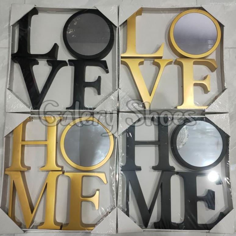 Informa Hiasan Dinding Love Gold / Home Decor Informa Ori 100% Jimelonn