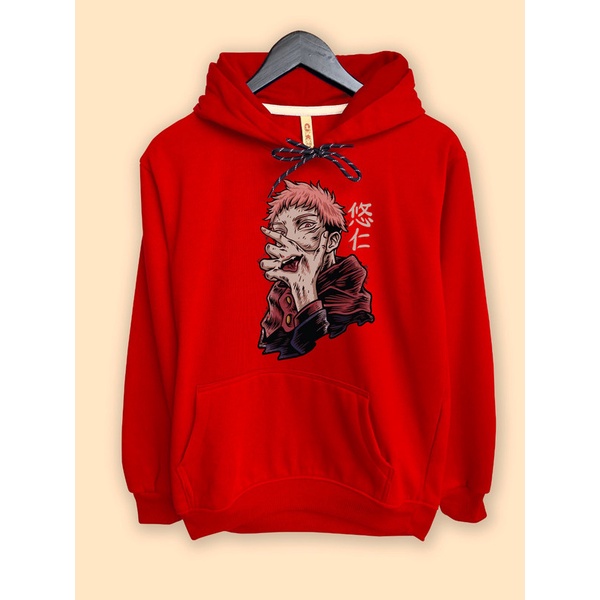 Jaket Hoodie Anime Jujutsu Kaisen Sukuna Mouth