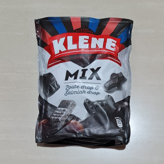 

Permen Klene Zoute & Salmiak Mix Drop Licorice 300 gram