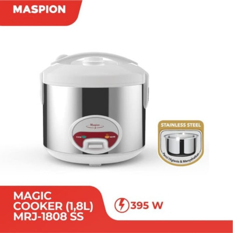 MASPION RICE COOKER 1.8 LITER MRJ 1808 SS