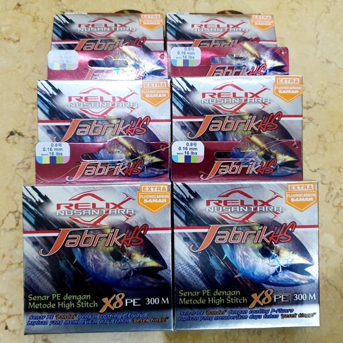 Senar Jabrik HS PE 0.8 300m Relix Nusantara