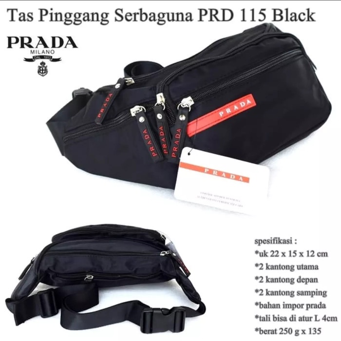 Tas Pinggang Pria Prada