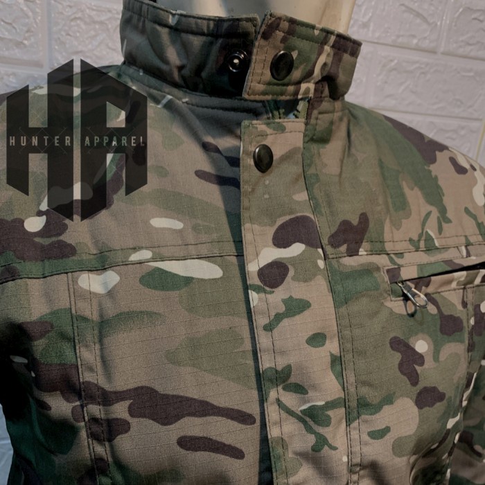 Terlaris Jaket Loreng Multicam - Jaket Pria - Jaket Abg Loreng Multicam - L