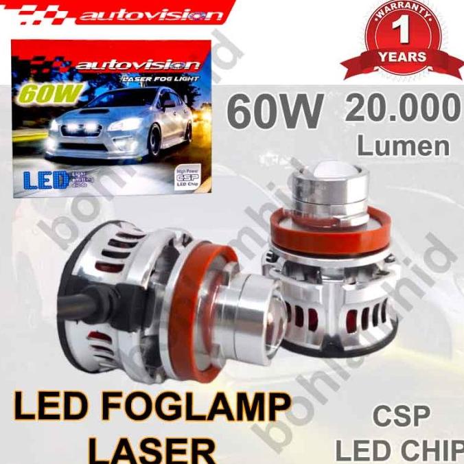 Lampu Laser LED Foglamp H11 H16 Autovision Laser Fog Light Lampu Kabut