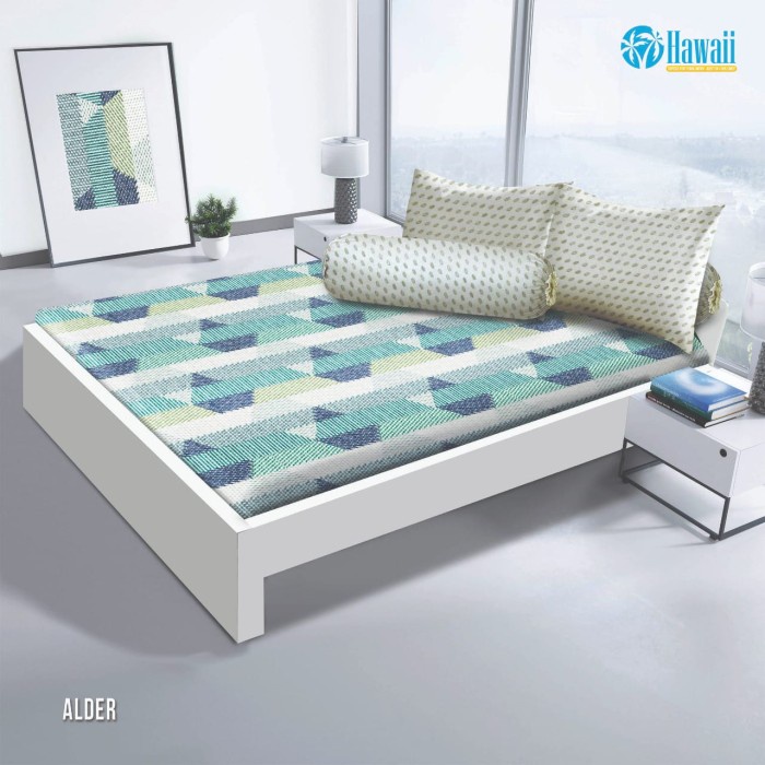 Sprei Seprei/Sprei Hawaii MY LOVE 160x200,180x200/Sprei Karet,Tidak Rumbai2 - Alder, 160x200 cm No 2
