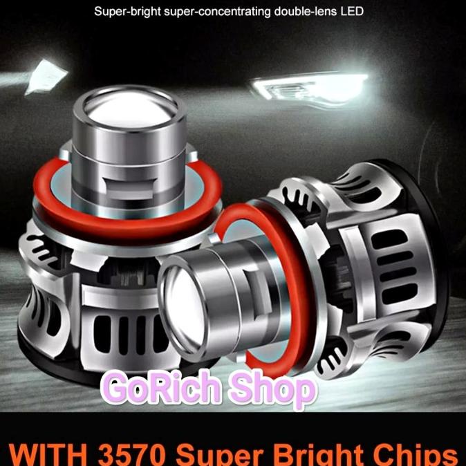 Led Laser Foglamp Headlamp H11 H8 H16 Super Terang