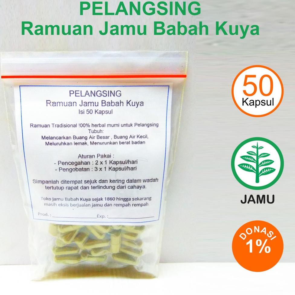 

DISCOUNT !!! PELANGSING 50 Kapsul Jamu Babah Kuya Ramuan Herbal Meluruhkan lemak Menurunkan berat badan [KODE ]