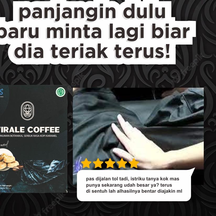 

COD✔️⭐Kopi Kuat Pria Tahan Lama VIRALE CAFFEE ISI 7 SACHET Penambah Stamina Pria Dewasa Kopi kuat pria Herbal Tahan Lama Sembuhkan Ejakulasi Dini