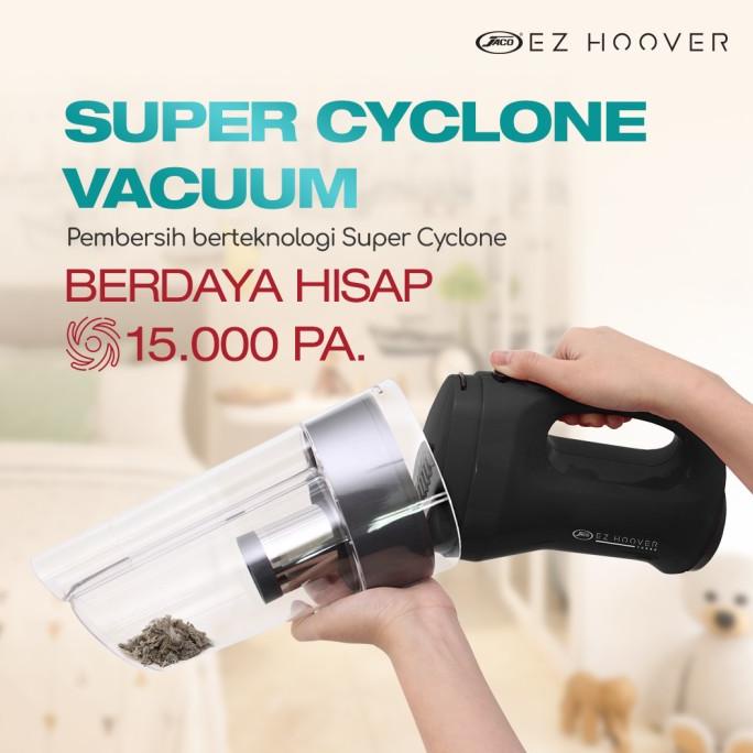 Jaco Penyedot Debu Super Cyclone - Ez Hoover Turbo + EZ Turbo Car
