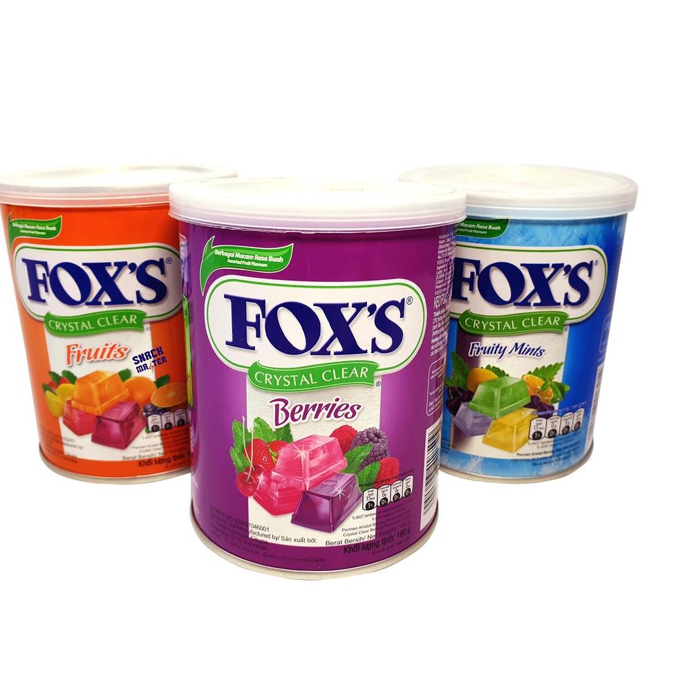 

DISCOUNT !!! Permen FOXS Kaleng Crystal Clear Candy - Netto 180 gr [KODE 697]