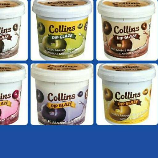 

PROMO✔️✔️GLAZE COLLINS / TOPPING GLAZE / TOPPING DONAT / GLAZE DONAT 1KG
