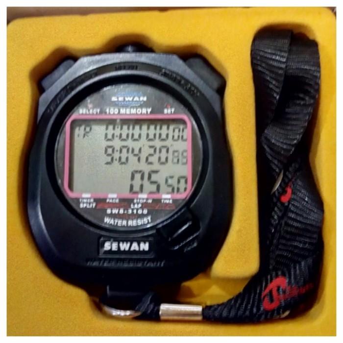 Stopwatchku Stopwatch Sewan 100 Memory Original