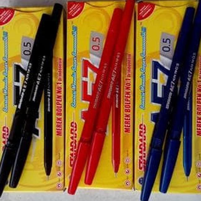 

7KNA9-C Pulpen Standard AE7 (1 pak isi 12pcs) 411☙