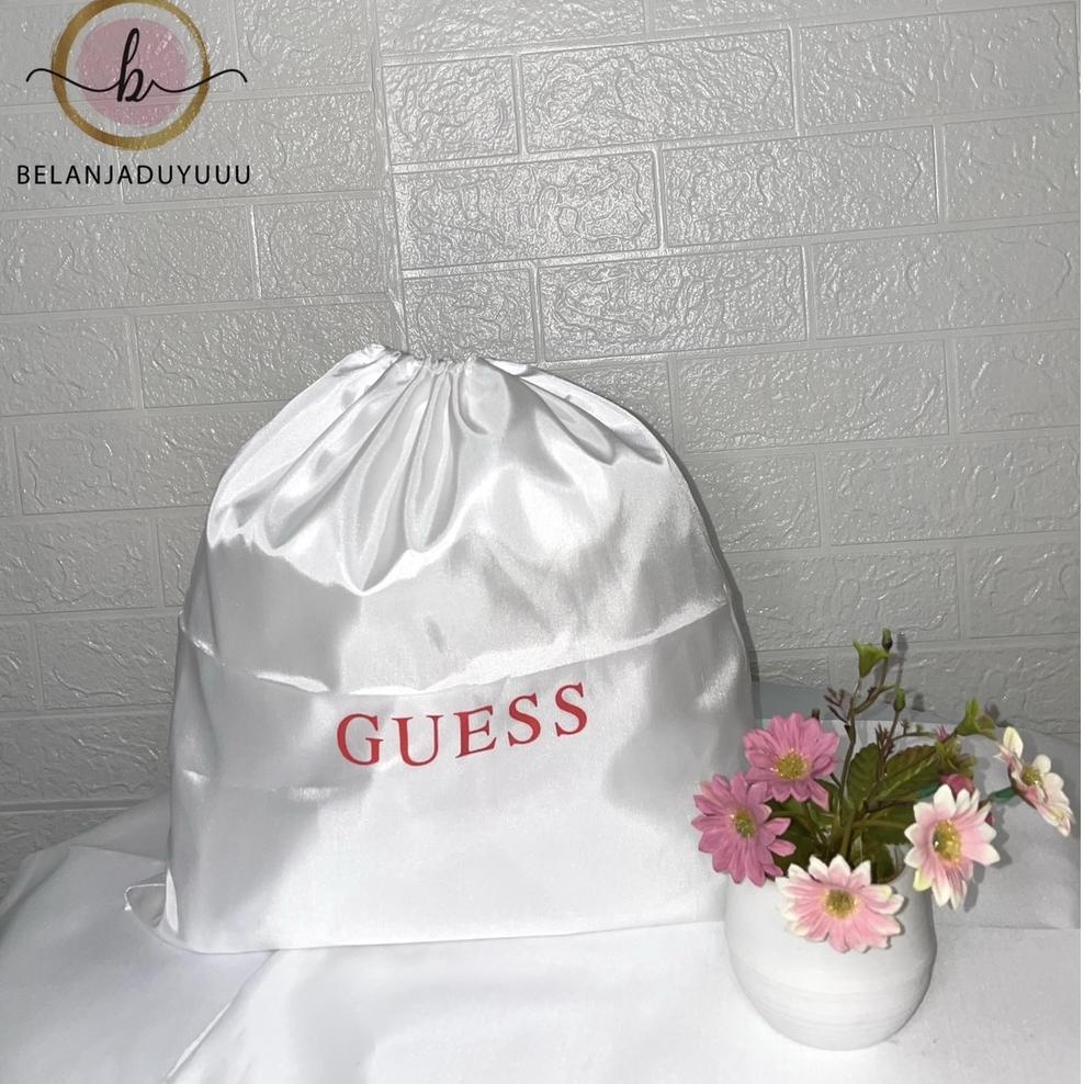 HARGA GROSIR >> Guess Dustbag Bahan Satin Pengganti Sarung Tas Pelindung Debu Serut Dust Bag DB Bran