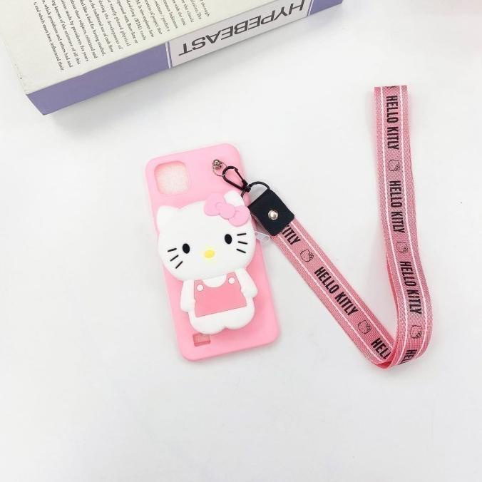 Garansi Resmi Samsung A12 Case Disnie Plus Dompet Tali Gantungan Hp (Hokky)