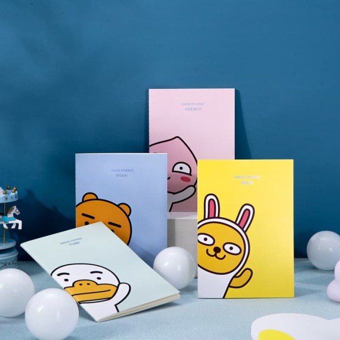 

TERBARU Deli Buku Tulis Series Kakao Friends Karakter Lucu A5 B5 Isi 4pcs/pack /BUKU TULIS