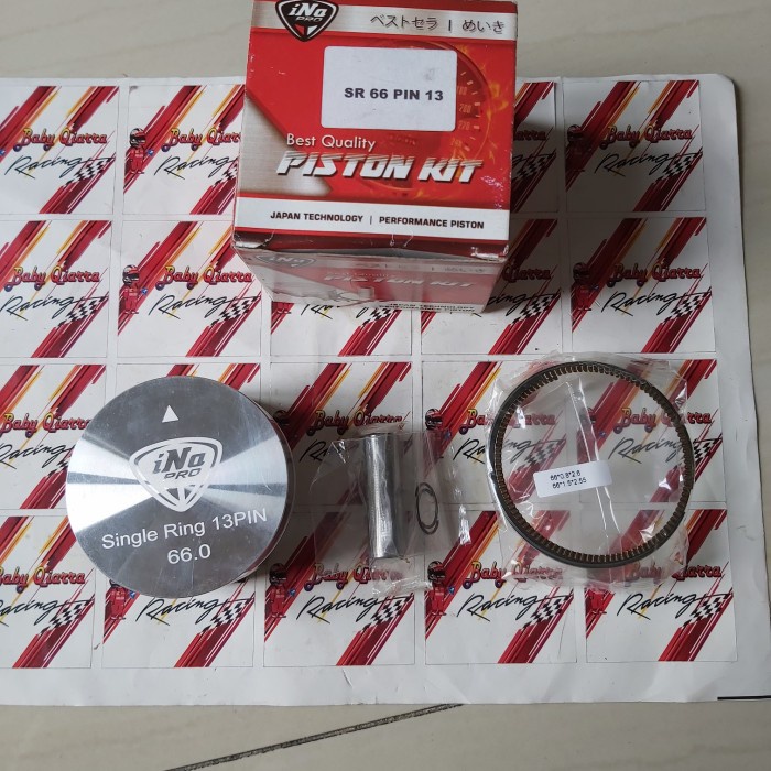 PISTON KIT SEHER INA PRO INAPRO SR 66 PEN 13 MM SINGLE 1 RING TERBARU