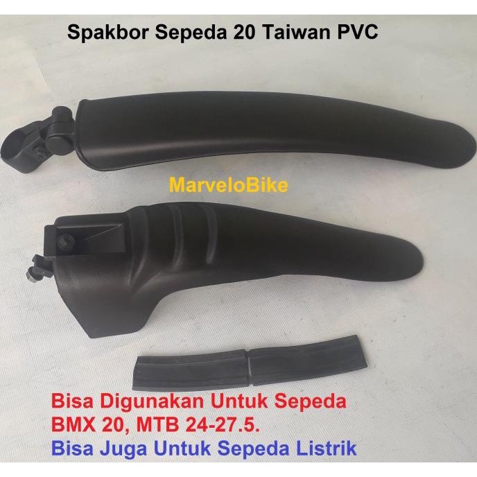 Fender Spakbor Sepeda MTB 20 24 26 27.5 Taiwan Plastik