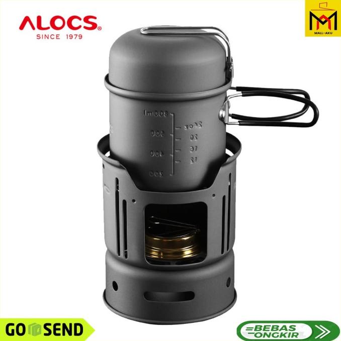 7In1 Set Kompor Gas Camping Hiking Alcohol Stove Outdoor Portable  Yreaxcstore