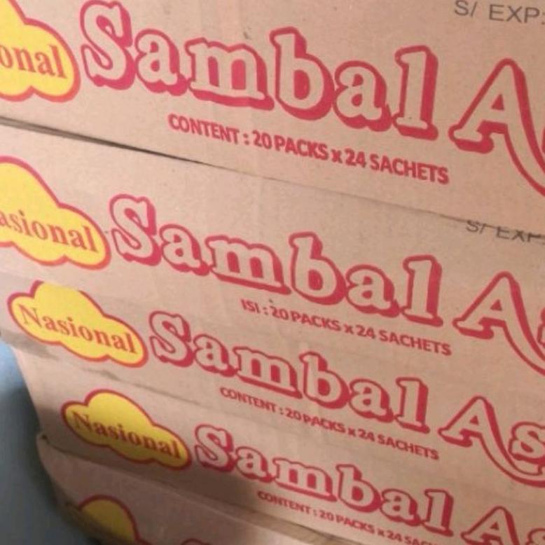 

SAMBAL NASIONAL SACHET (DUS isi 20 PACKS X 24 Sachet)