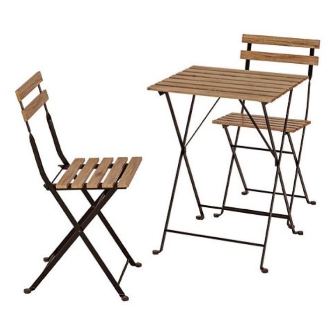Limited Edition Tarno Kursi Teras Set Kayu Ikea Meja Outdoor Lipat Expectooney