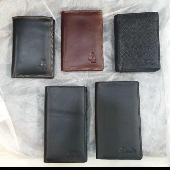 dompet pria dompet pria unisex 3/4 kulit asli(T6Y7) dompet pria keren dompet pria panjang resleting 