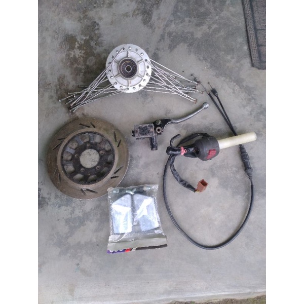 Abrakan gl pro piringan cakram master rem tromol depan holder gas mp ori copotan