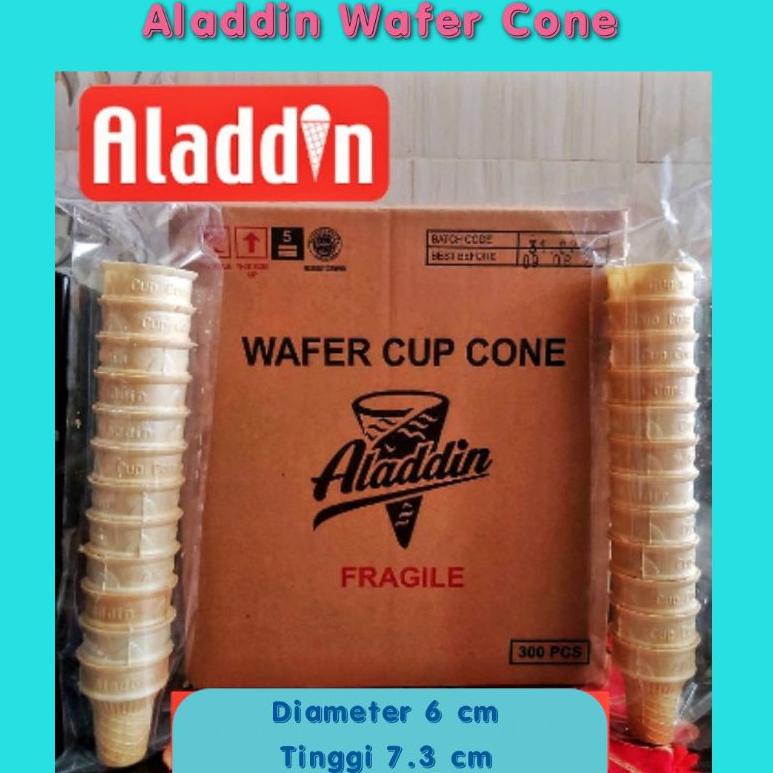 

6.6 SALE Wafer cup cone Aladdin es krim cone