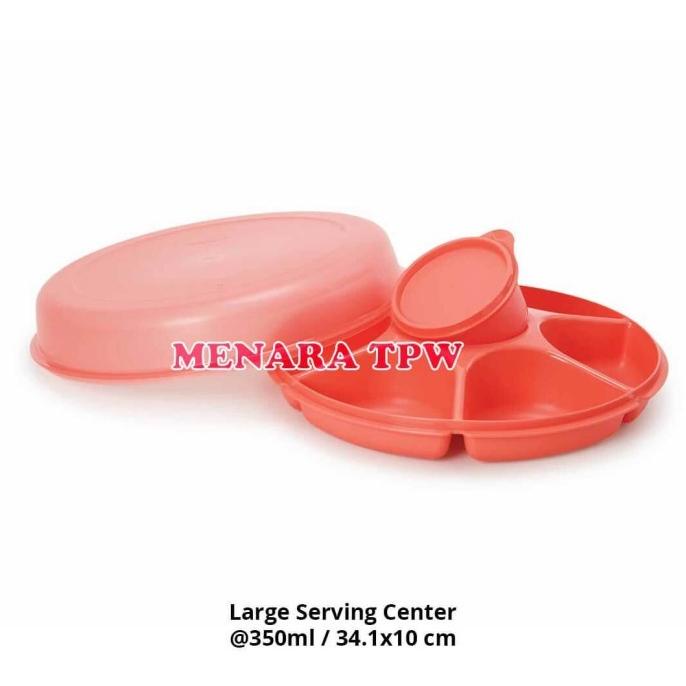 Tupperware Wadah Saji Large Serving Center 1 Set Bloomia