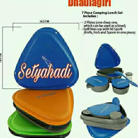 Bowl Set Camping Lunch / Alat Makan Camping Set