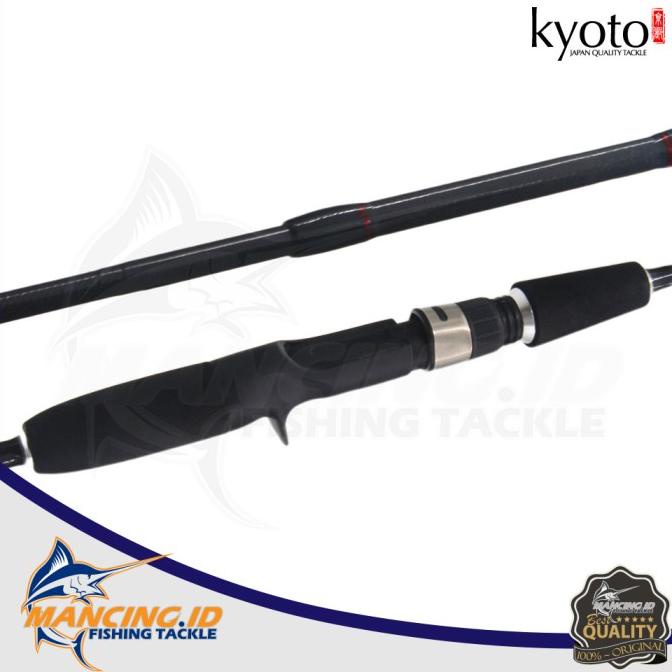 Gratis Ongkir Kyoto Red Bass Casting Rod BC Joran Pancing Bait Casting Carbon Kuat Kualitas Terbaik (mc00gs)