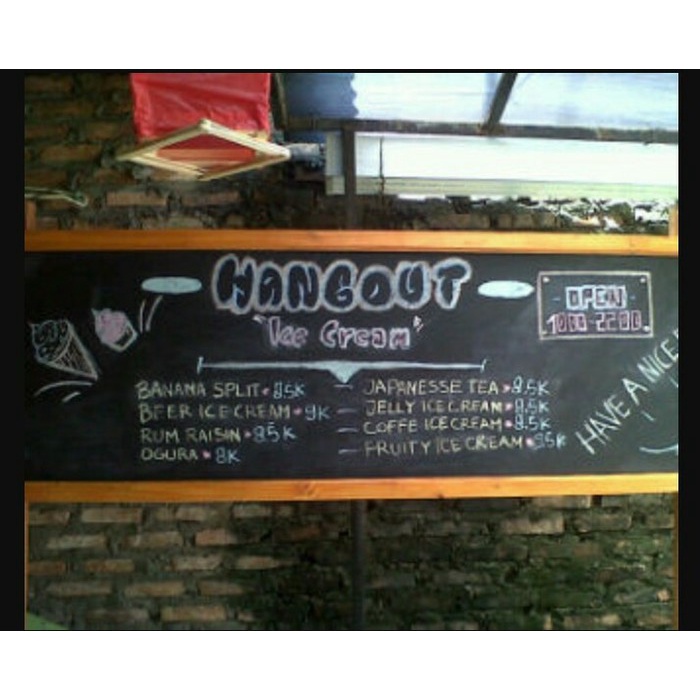 

Terlaris 60X120Cm Paling Murah Papan Menu Cafe Resto Papan Tulis Kapur