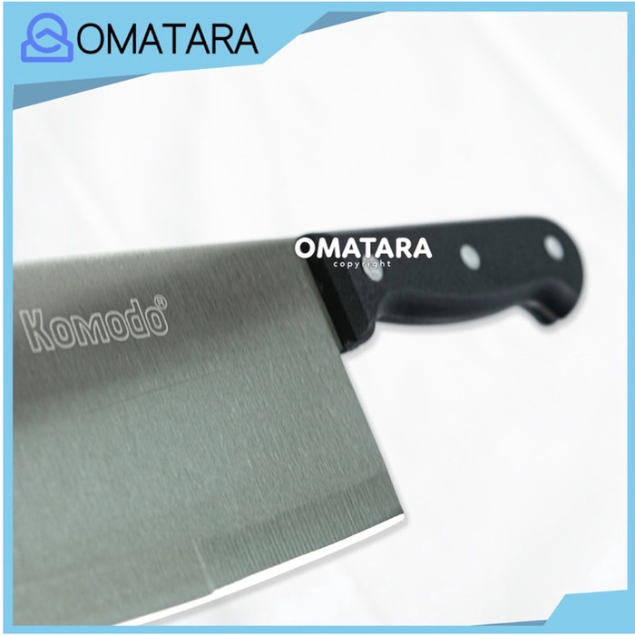 Pisau Dapur Super Tajam Komodo Golok Tebal Stainless Steel Big Kitchen Knife P1Q4 Kekinian Bisa Cod 