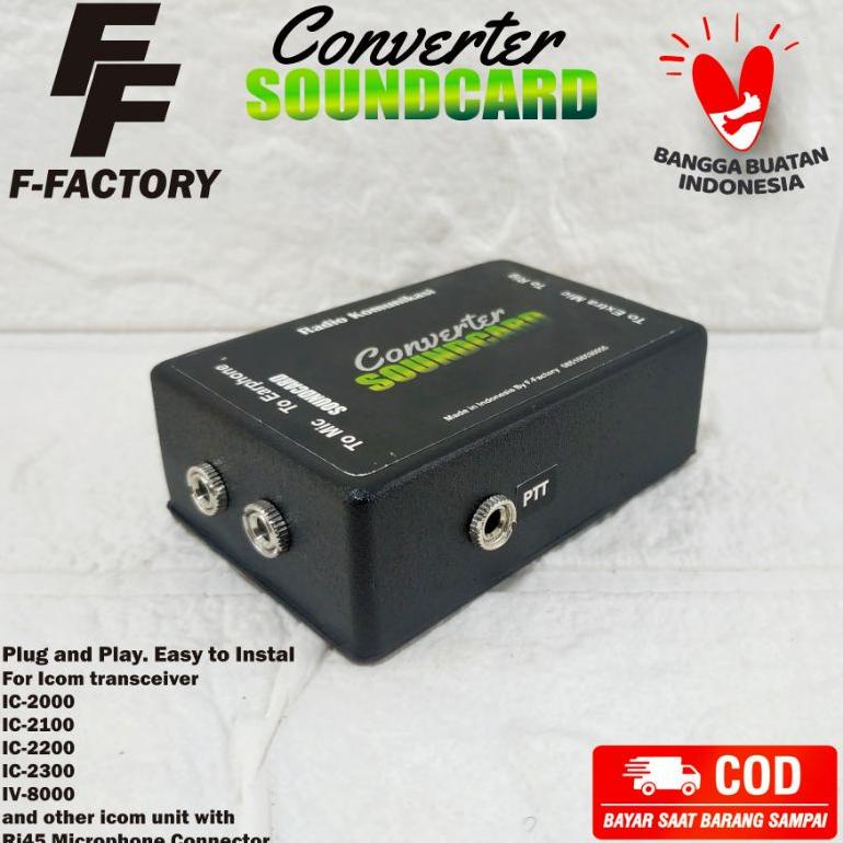 Terlaris Micom / Converter Soundcard Atau Mixer Untuk Radio Rig Icom Ic 2000,2100,2200,2300,8000.