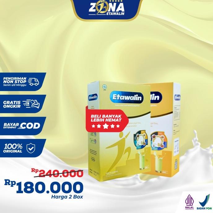 

Paket 2 Box - Susu Etawalin Solusi Tepat Atasi Asam Urat ---NEW---