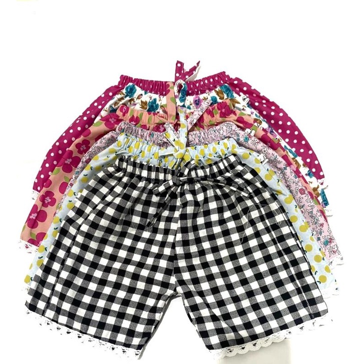 Paket usaha celana pendek wanita renda